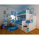 Дизайн проект интерьера детской комнаты - ярко,  удобно,  всего 15000р!