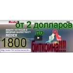Redex.  Казалось бы,  пустяк вход 2 usd,  да Заработок Бомба!