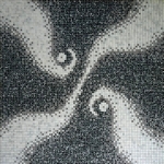 Мозаичные ковры из натурального камня